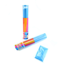 Color Run Holi Powder Gulal Powder Shooter Transparent Tube Smoke Confetti Cannon for Sport Celebration